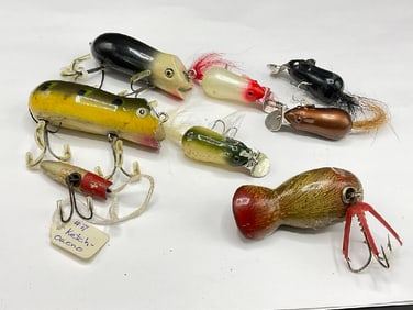 Eight (8) Piece Vintage  Fishing Lures