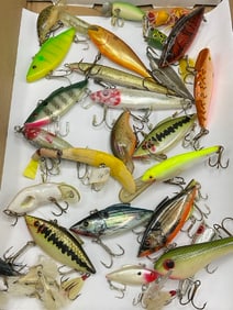 Twenty-Five (25) Assorted Estate Found Vintage Fishing Lures