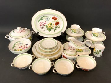 Vintage Spode Fine Bone China Country Lane 33 Pc. Set