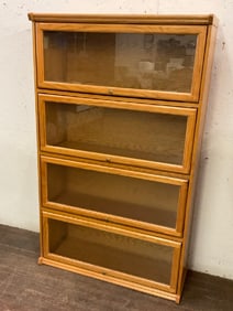Four (4) Stack Lawyer's Oak Bookcase