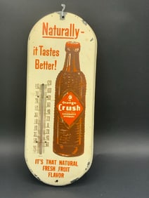 Vintage Store Advertising Orange Crush Themometer