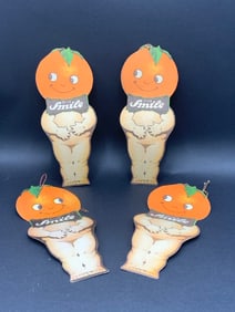 Drink Smile Anthromorphic Cardboard Hanging Advertising Signs
