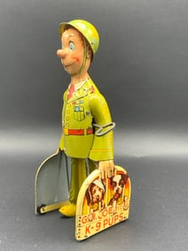 Vintage GI Joe with K9 Pups Unique Art Newark NJ with Key