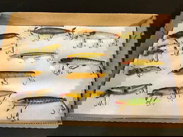 (11) Vintage Fishing Lures - Paw Paw, Head Ons, Creek Chubbs