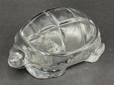 Baccarat Turtle Paperweight
