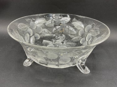Hawkes American Cut Glass Gooseberry Bowl