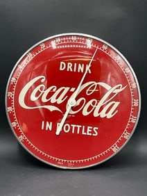 Drink Coca Cola in Bottles Vintage Advertising Wall Barometer