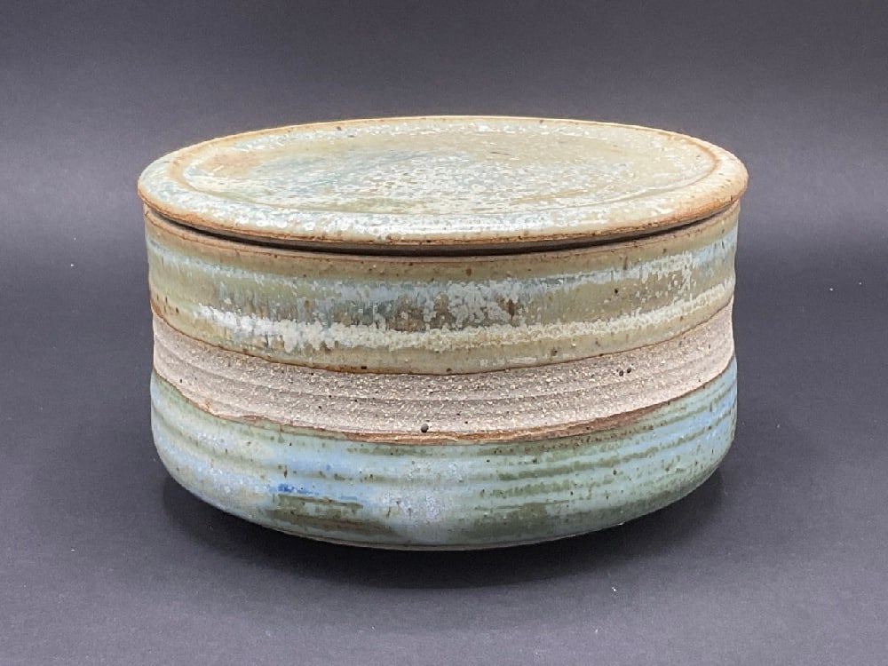 Karen Karnes Art Pottery Lidded Jar (1 of 6)