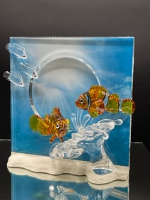 Clown Fish Swarovski Crystal Picture Frame