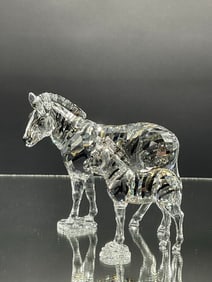 Swarovski Crystal Zebra and Baby