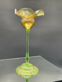 LCT Floriform Tiffany Favrile Glass Vase
