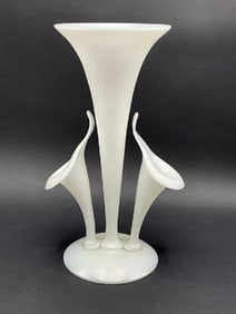 Steuben "Ivrene" Lily and Trumpet Vase