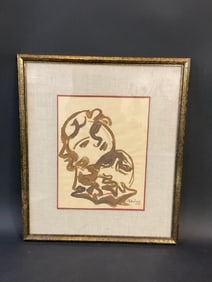 Chain Gross (1904-1991) Ink Wash on Paper