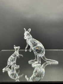 Swarovski Crystal Kangeroo Figurines