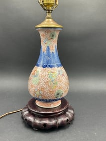19th Century Chinese Porcelain Vase / Table Lamp