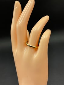 14K Yellow Gold Wedding Band
