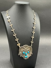1940’s Mexican Sterling Silver Necklace