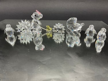 Lot of (7) Mini Swarovski Crystal Figurines