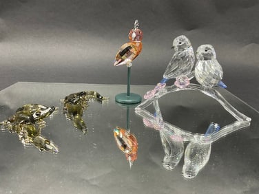 Lot of (4) Swarovski Crystal Figurines