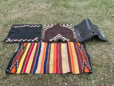 Western Horseback Riding Saddle Blankets