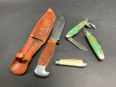 Estate Knife Grouping with Girl Scouts