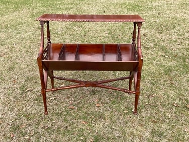 Aesthetic Style Mahogany Bookshelf