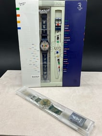 Swatch Watch Sydney Olympics 2000 and Atlantic Olympic 1996 in Original Box