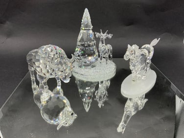 Swarovski Crystal Lot Of (3) Figures