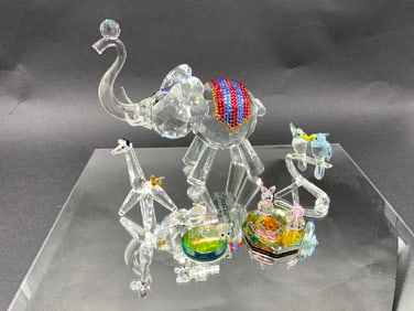 Grouping of (5) Iris Arc & Crystal World Figures