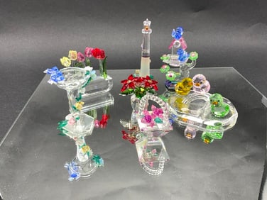 Grouping of (7) Swarovski & Crystal World Figures