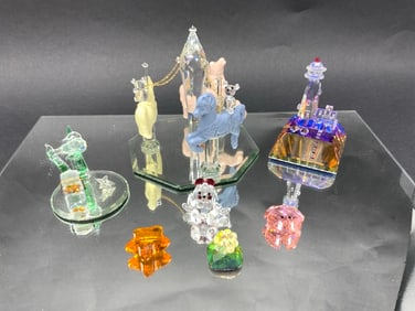 Grouping of (7) Swarovski & Crystal World Figures