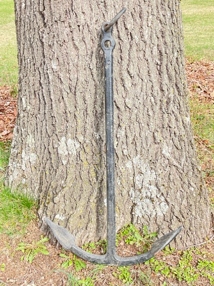 Large Ship Anchor: Ship Anchor Dimensions: 35” x 20 1/2” x 4 1/2”
