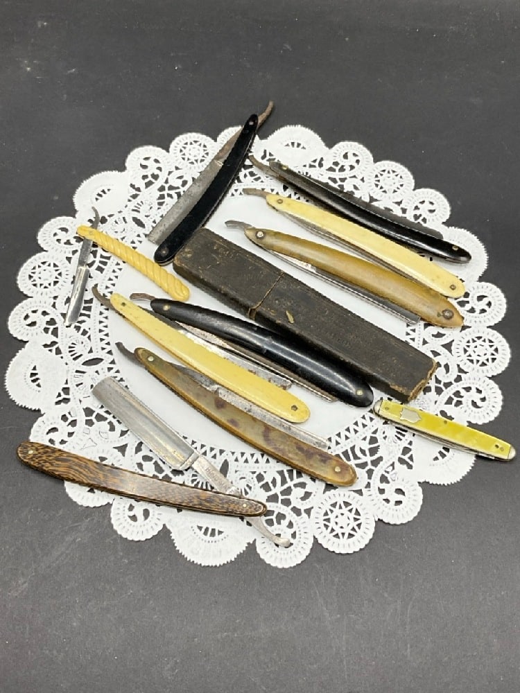 Estate Compiled Antique Straight Razors (1 of 5)