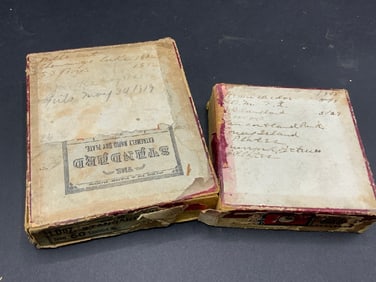 Two (2) Boxes of Glass Negatives
