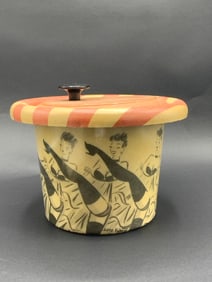 1930's Art Deco Jaro Fabry Moulin Rouge Ice Bucket