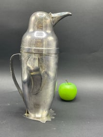1930's Art Deco Napier Penguin Cocktail Shaker
