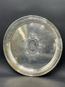 Durgin for Galt and Bros. Sterling Silver Round Serving Tray