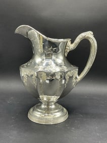 Meriden Brittania for Galt and Bros. Sterling Silver Water Pitcher