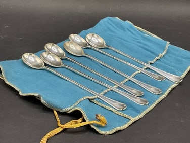 Six (6) Tiffany & Co. Sterling Silver Ice Cream Spoons