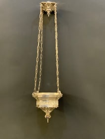 Hadad Signed Sterling Silver Ner Tamid Eternal Light