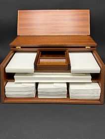 Fine Quality Hardwood Stationary Box