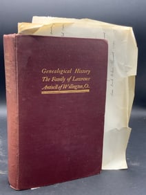 Genealogy of Family of Lawrence Antisell Willington CT