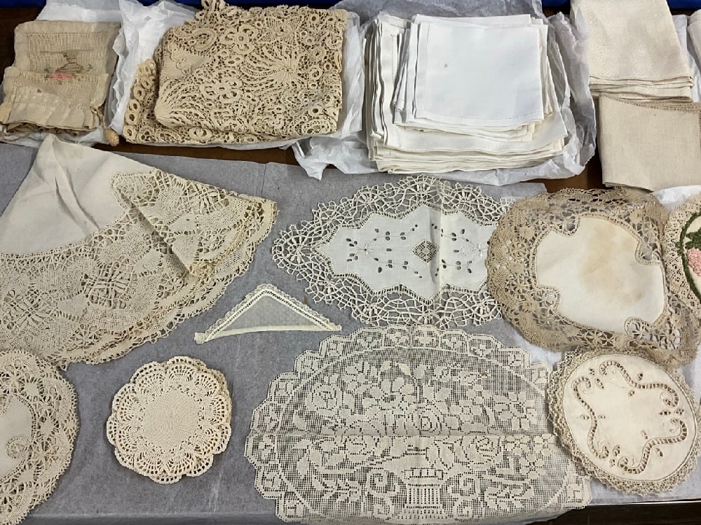 Estate Compiled Linen Lot (1 of 7)