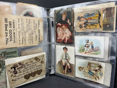 Ephemera Lot - Advertising, Greeting Cards, Die-Cuts (Over 150 pieces)