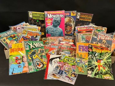 Estate Lot of (184) Vintage Comics - Marvel, DC, Dark Horse, Vertigo