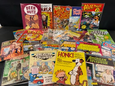 Estate Lot of (44) Vintage Adult Comics