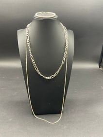 Sterling Silver Necklaces and Bracelet