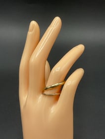 Two (2) 14K Yellow Gold Wedding Bands
