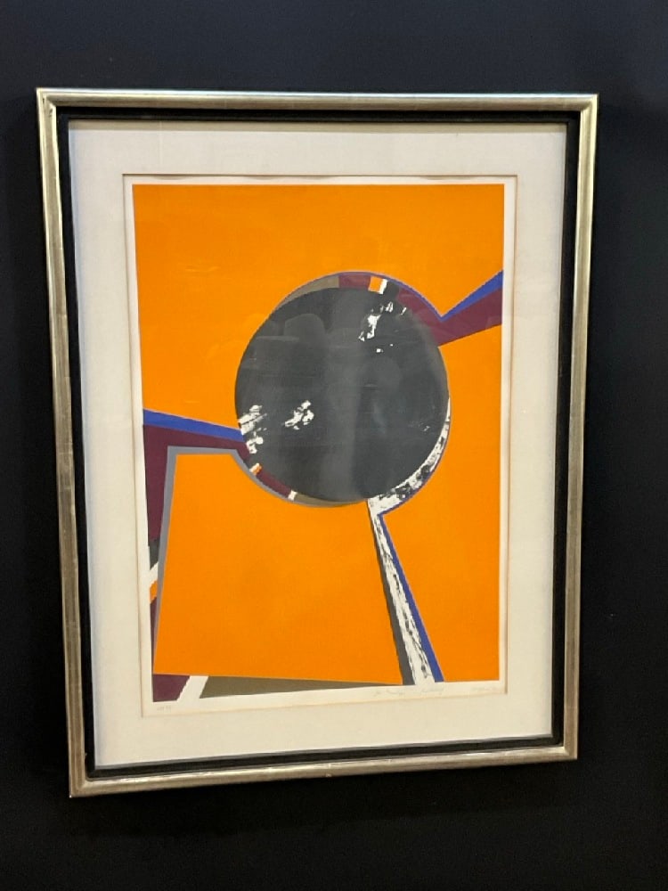 Budd Hopkins (American, 1931-2011) Signed Serigraph Print (1 of 4)