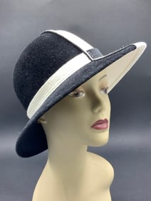 Bellini Originals Bergdorf Goodman on the Plaza New York Black and White Hat